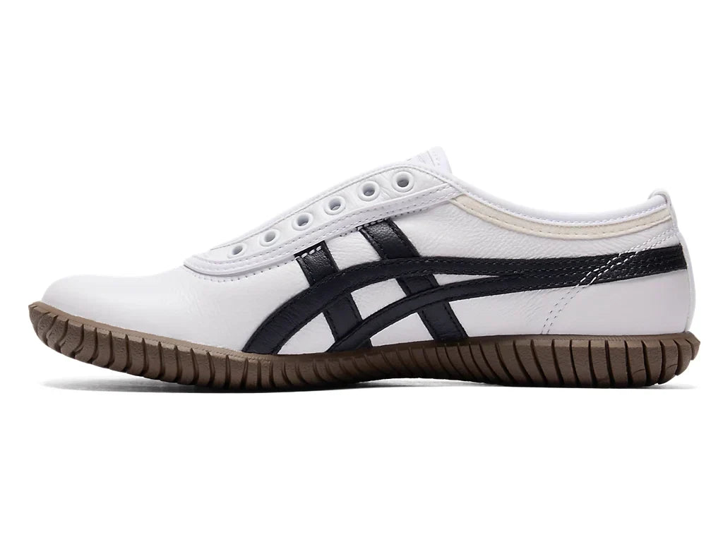 Onitsuka Tiger Tsunahiki Slip-On Sneakers - White Black | 1183C529 101