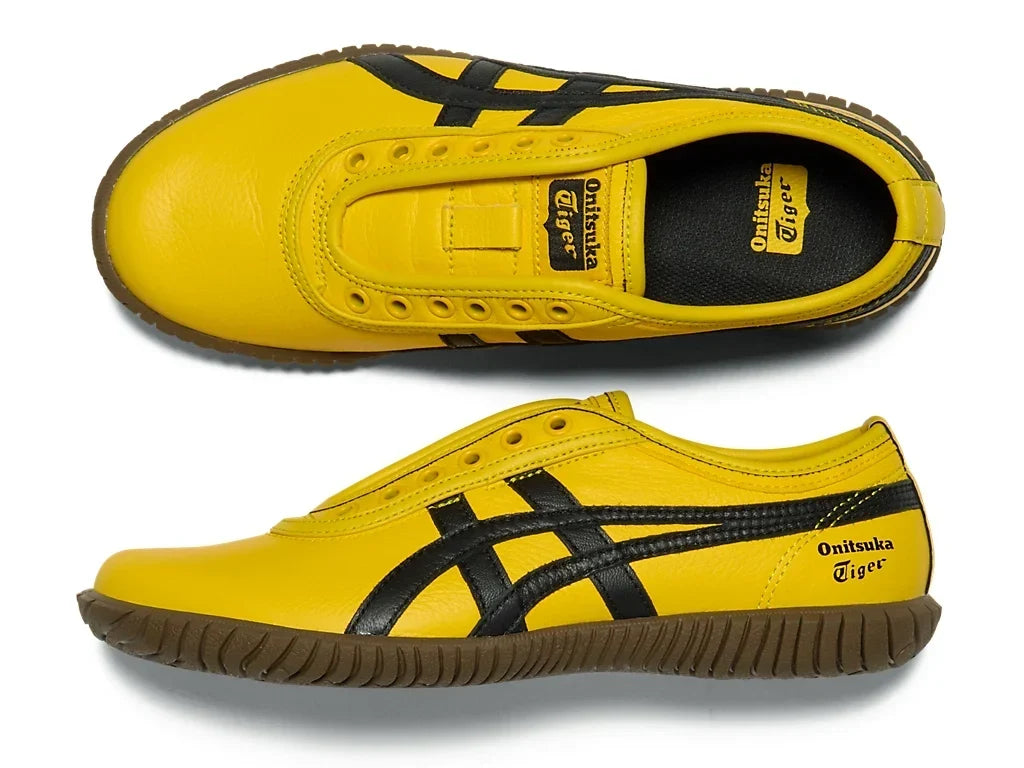 Onitsuka Tiger Tsunahiki Slip-On Sneakers - Sunflower Yellow Black | 1183C529 750