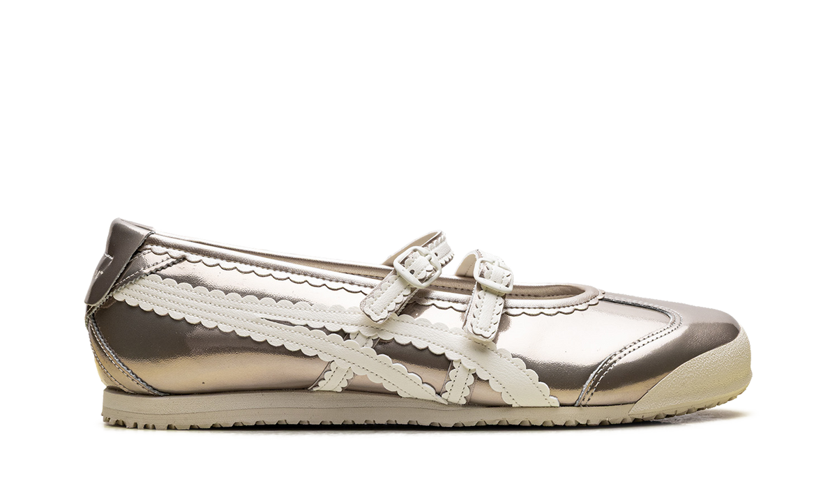 Onitsuka Tiger Mexico 66 TGRS Metallic Pack Women's Ballet Flats - Champagne Cream