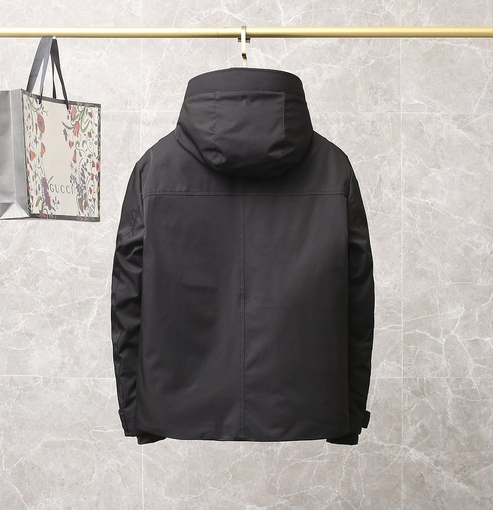 Moncler Hooded Utility Puffer Coat — back