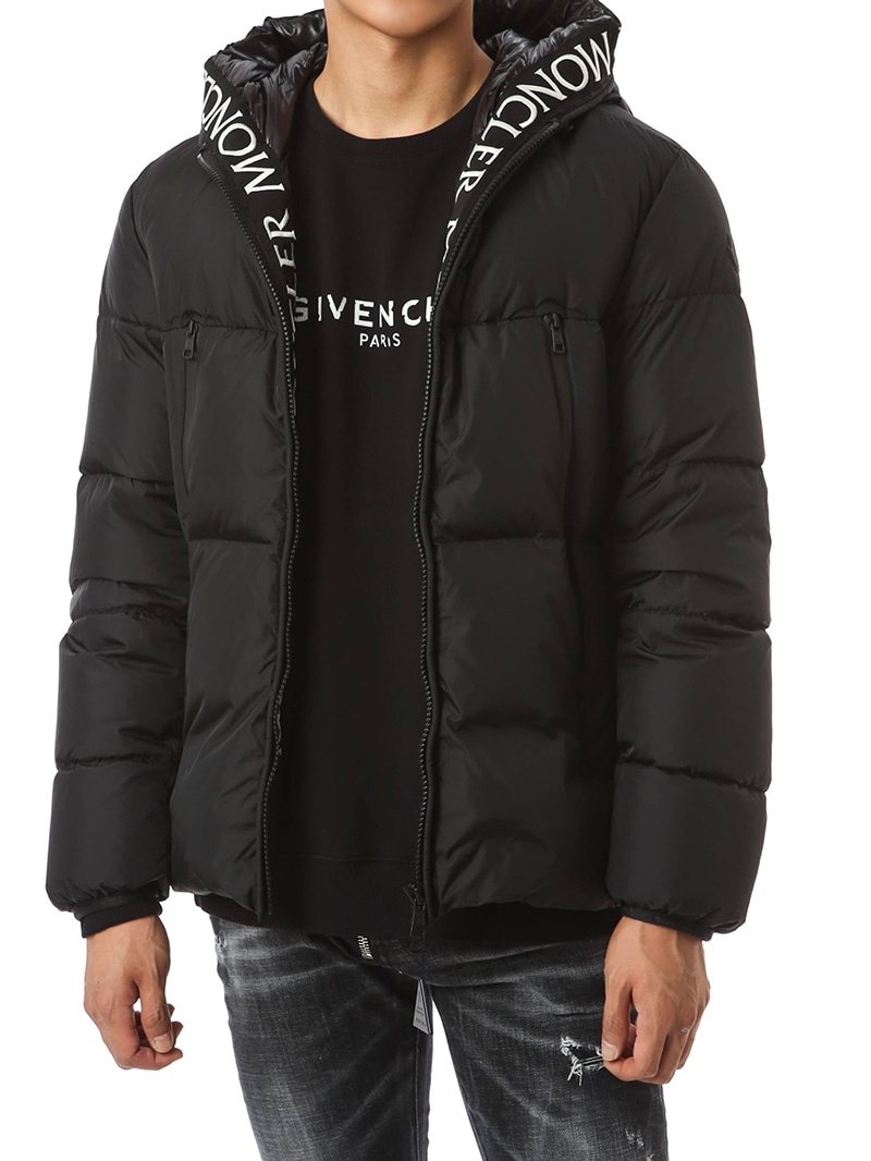 Moncler Hooded Quilted Puffer Coat — model