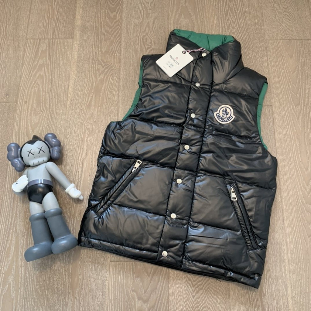 Moncler Glossy Quilted Down Vest — hang_tag