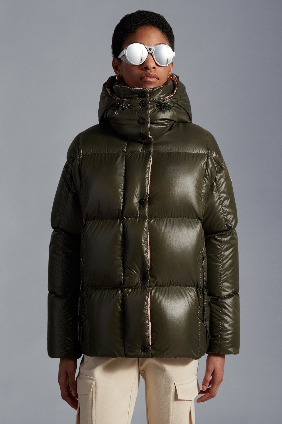 Moncler Short Down Coat — front