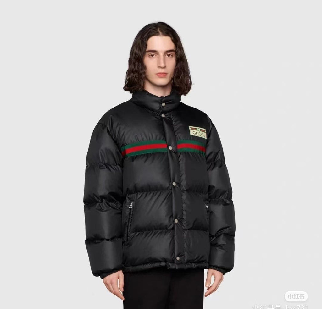 Gucci Black Quilted Puffer Jacket — context