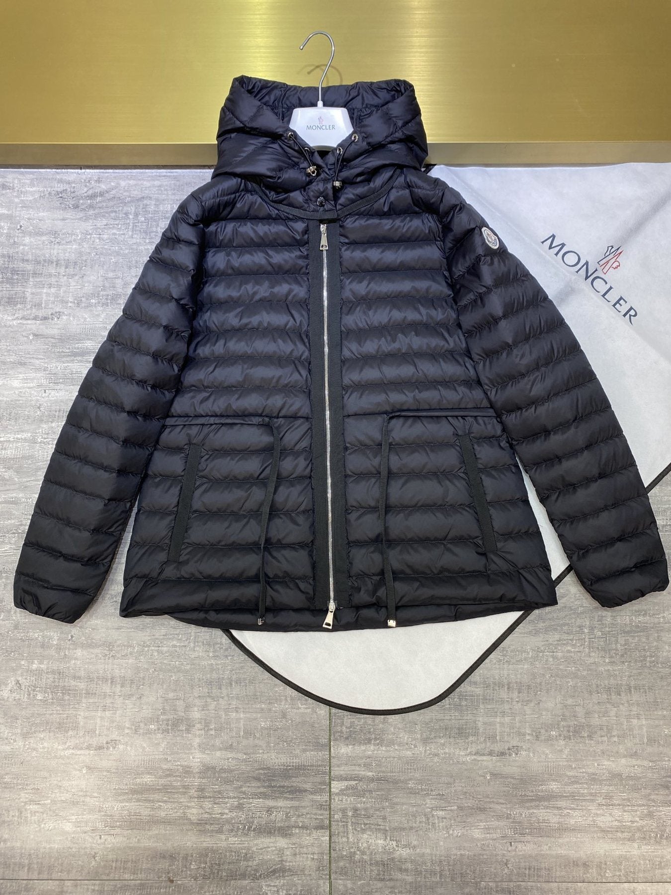 Moncler Hooded Quilted Puffer Coat — front