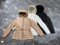 Moncler Waist-Cinched Hooded Puffer Coat — comparison