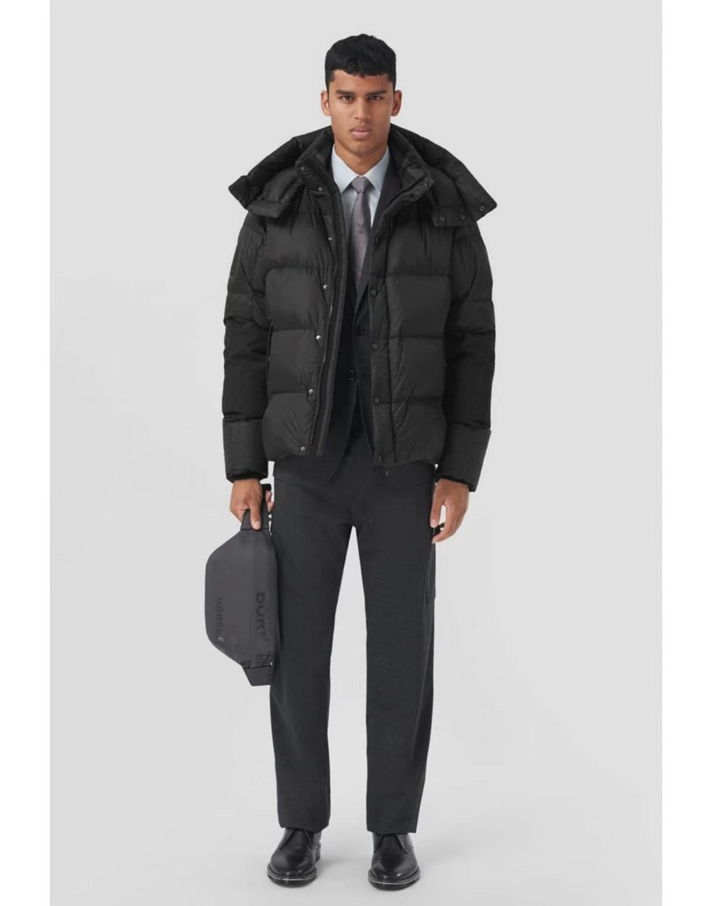 Burberry Removable-Sleeve Quilted Puffer Jacket — context