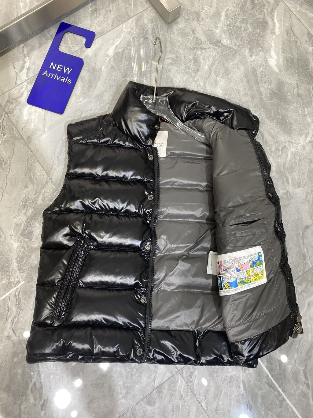 Moncler Quilted Down Vest — hang_tag