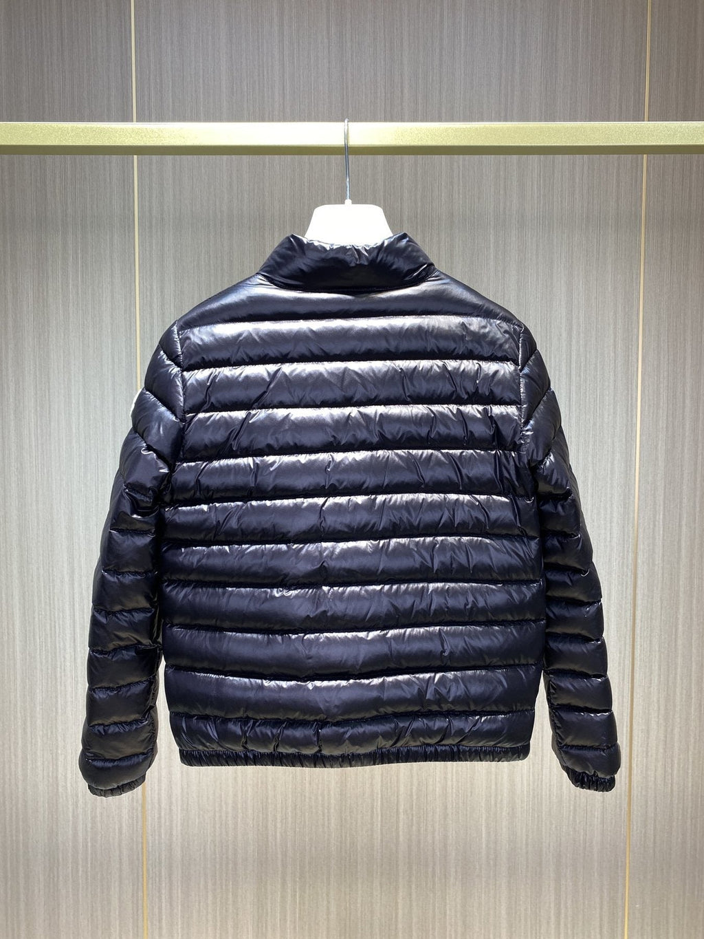 MONCLER Women's Quilted Stand-Collar Short Down Jacket — back