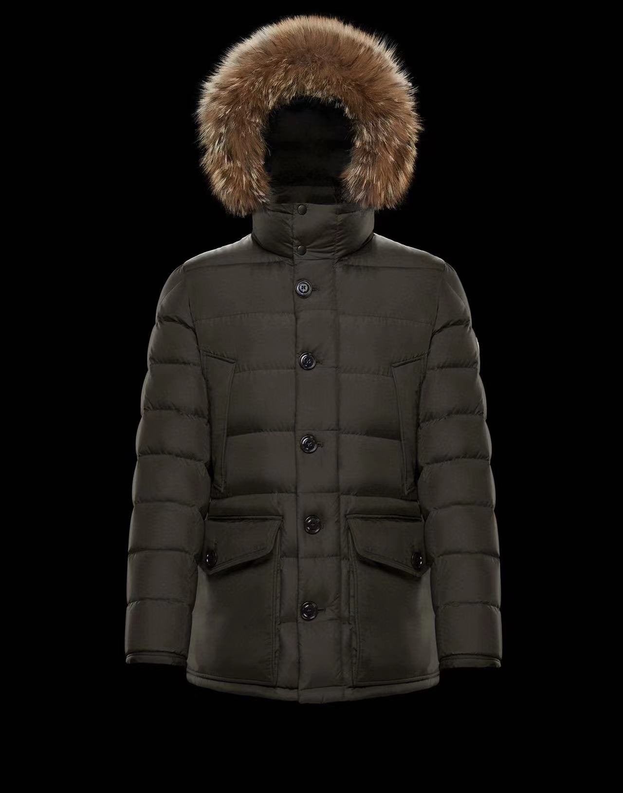 Moncler Hooded Long Down Coat — hero