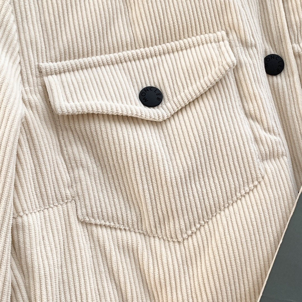 Moncler Quilted Shirt Coat — detail