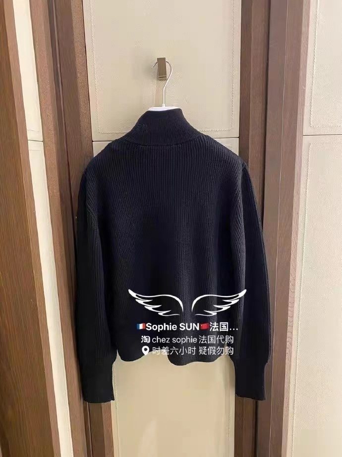 Moncler Quilted-Front Zip Jacket — back