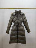 Moncler Lalteron Women's Long Down Coat — front