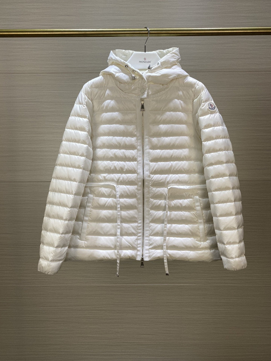 Moncler Women's Hooded Short Down Coat — hero