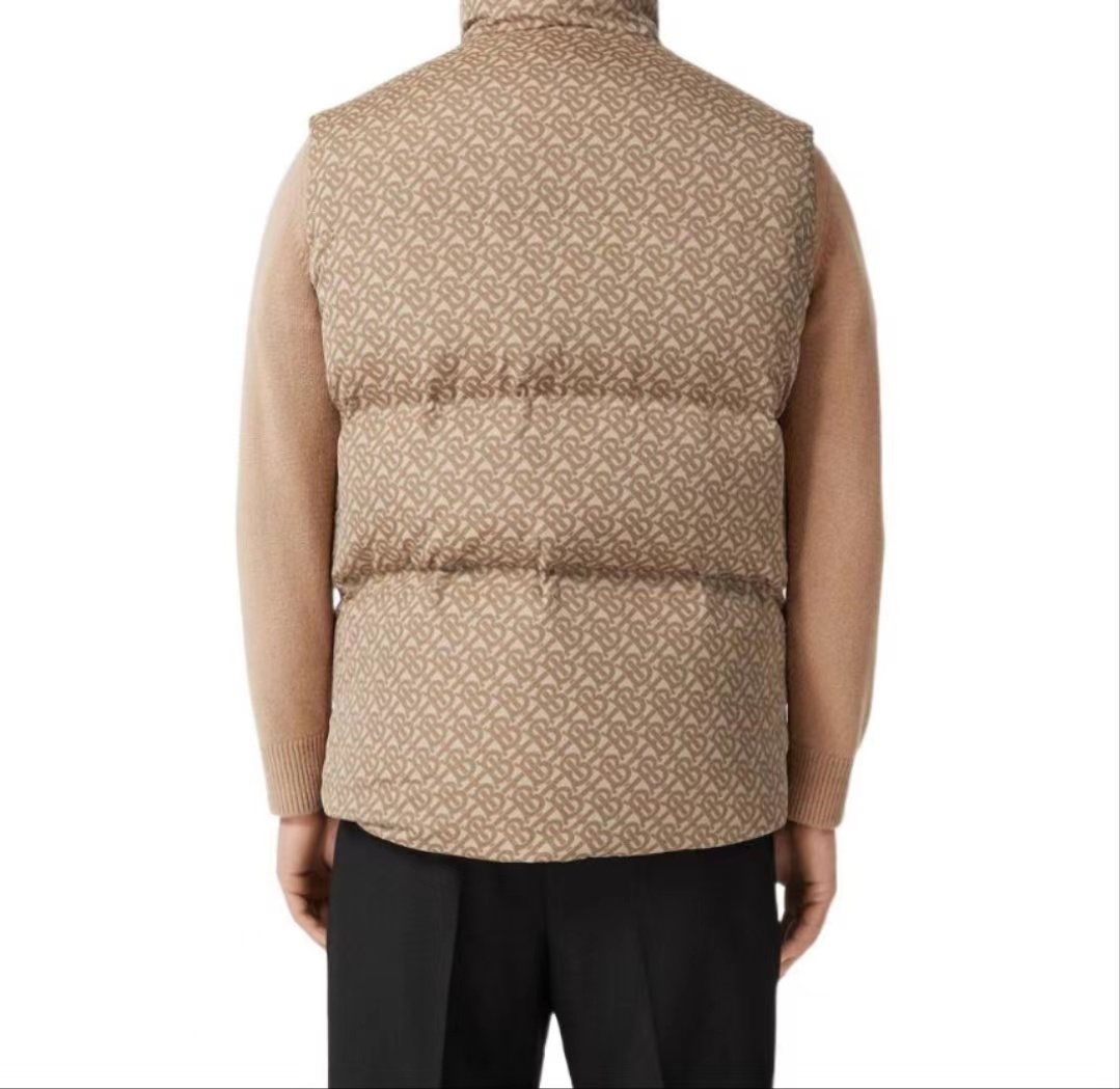 Burberry Monogram Quilted Down Vest — context