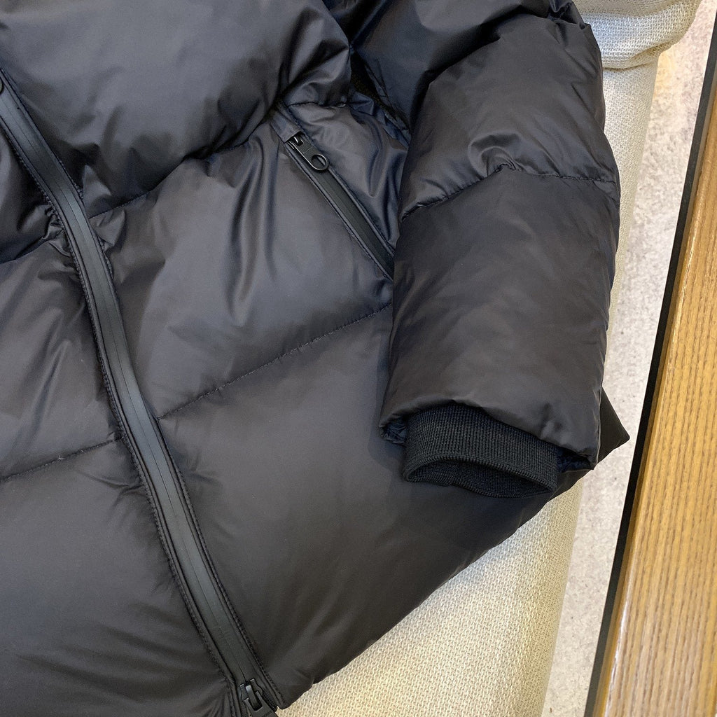 Burberry Hooded Short Down Jacket — detail