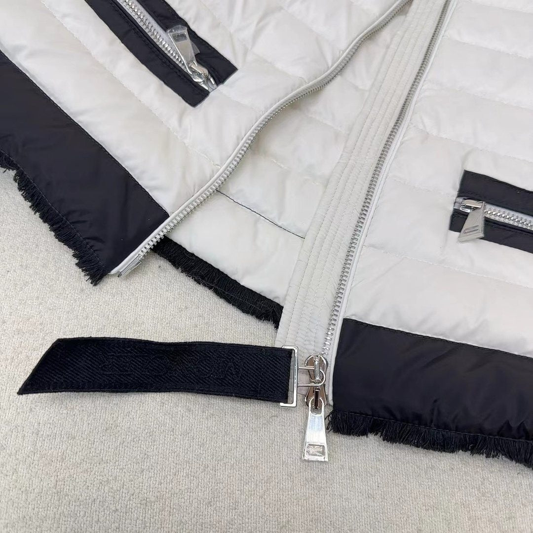 Moncler Hooded Quilted Puffer Coat — fabric_closeup