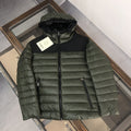 Burberry Contrast Panel Hooded Puffer Jacket — hero