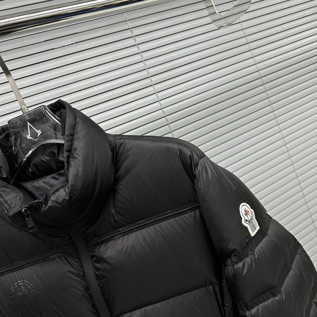 Moncler High-Collar Puffer Coat — detail