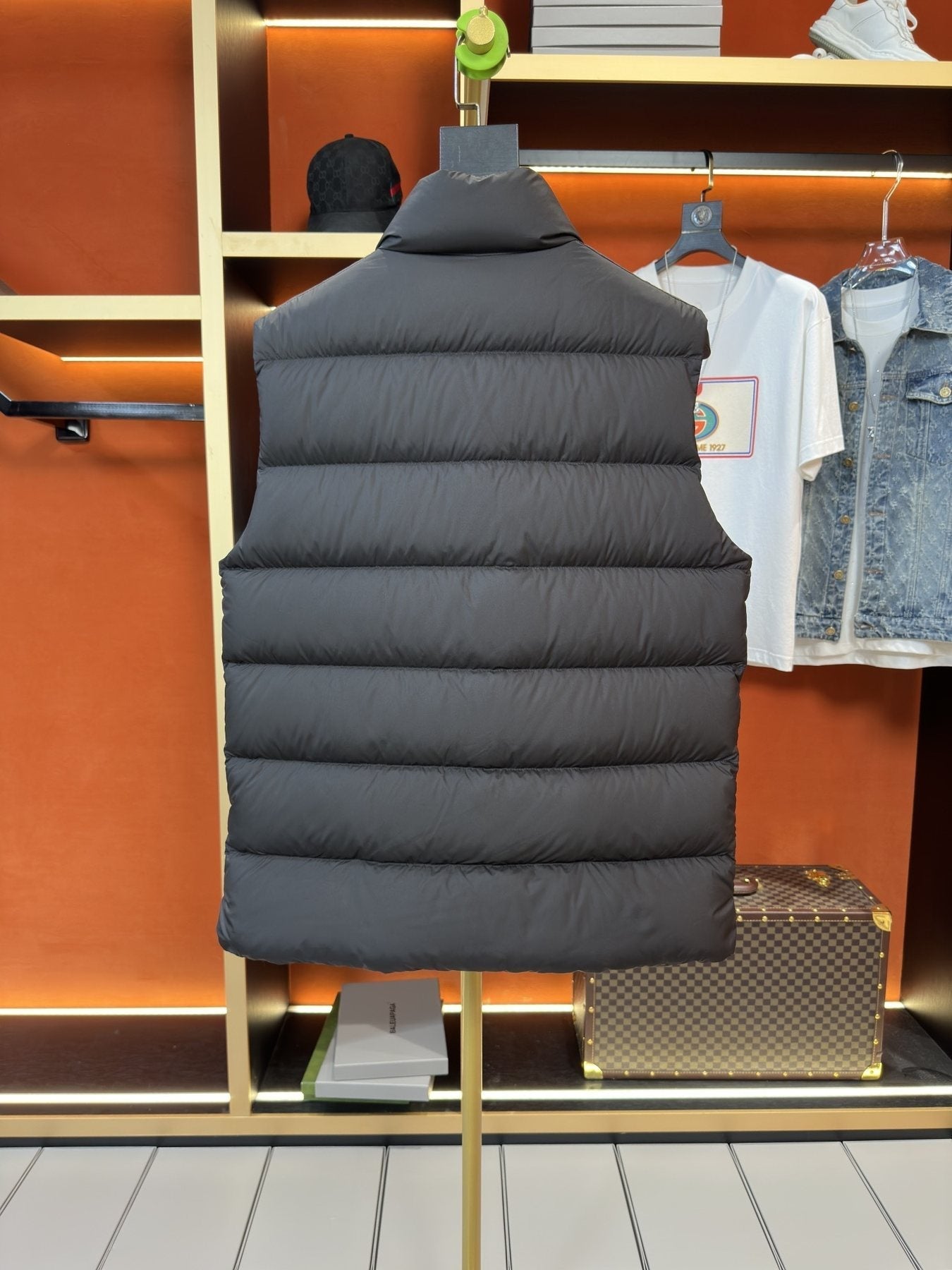 Moncler Quilted Puffer Vest — back