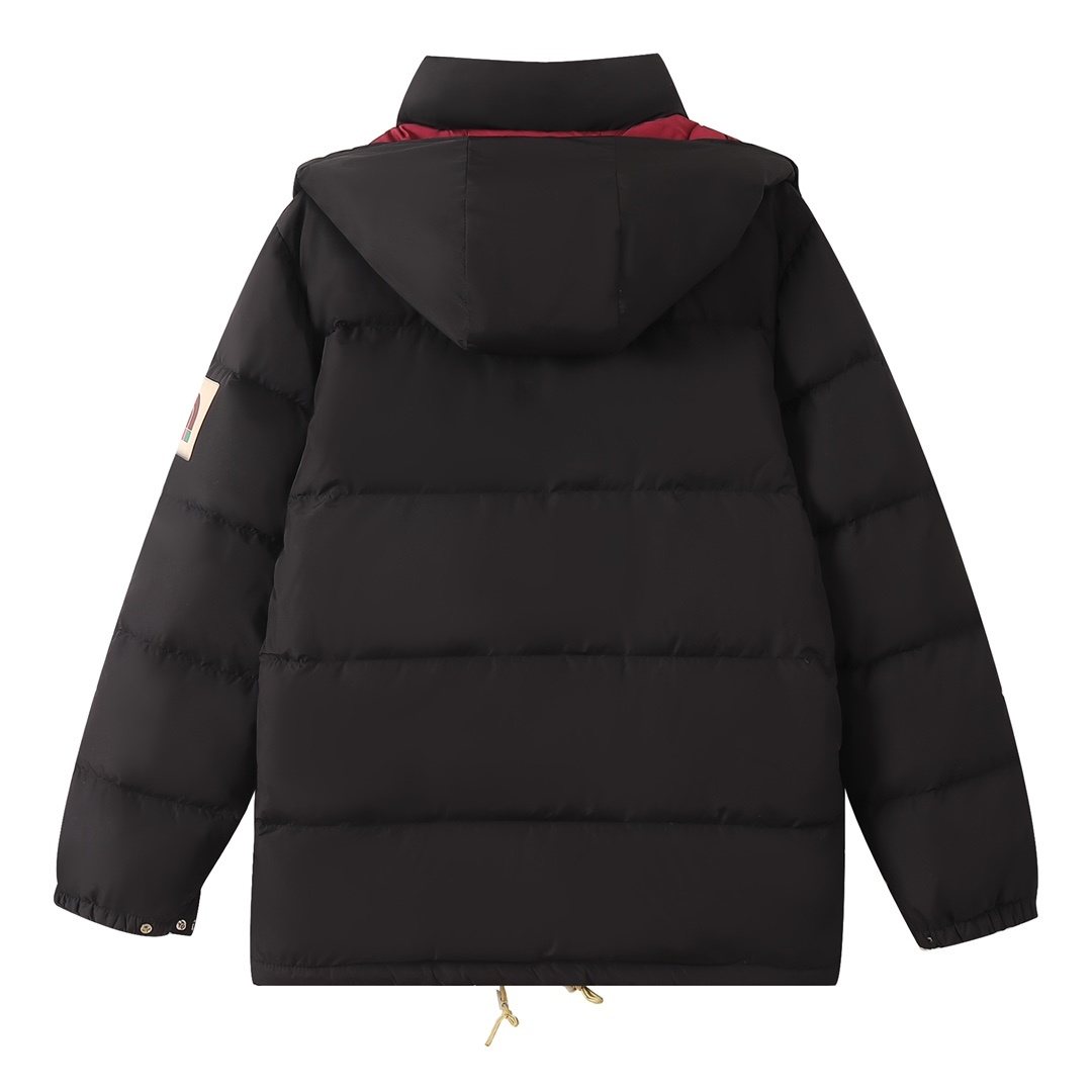 Gucci Quilted Hooded Puffer Jacket — back