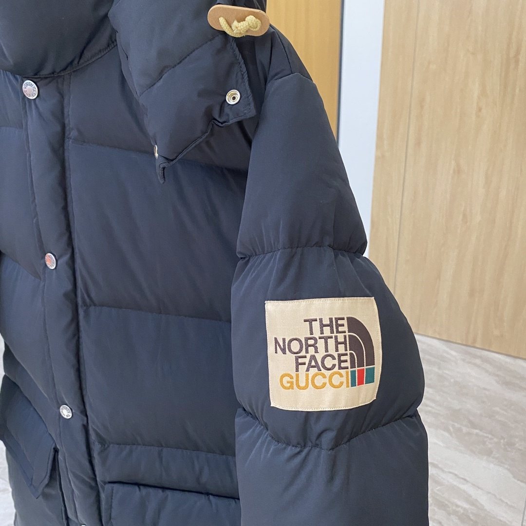 Gucci Quilted Hooded Puffer Jacket — detail