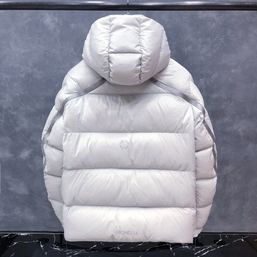 Moncler Hooded Quilted Puffer Coat — back