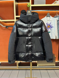 Burberry Hooded Color-Block Puffer Jacket — hero