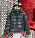 Burberry Black Hooded Quilted Puffer Jacket — hero