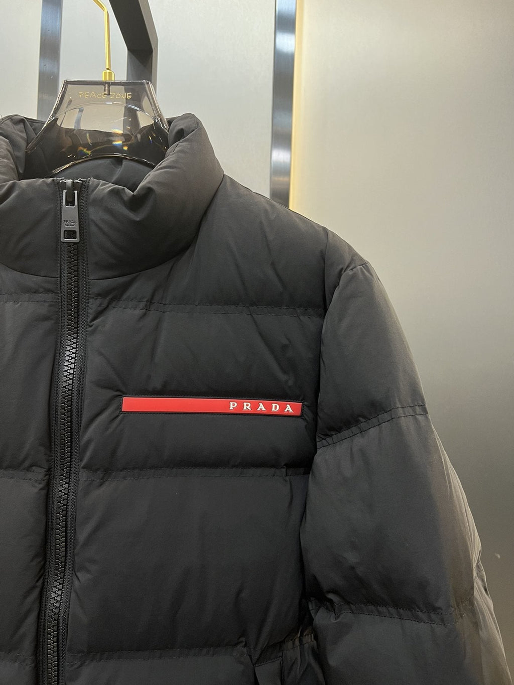 Prada Quilted Puffer Jacket — detail