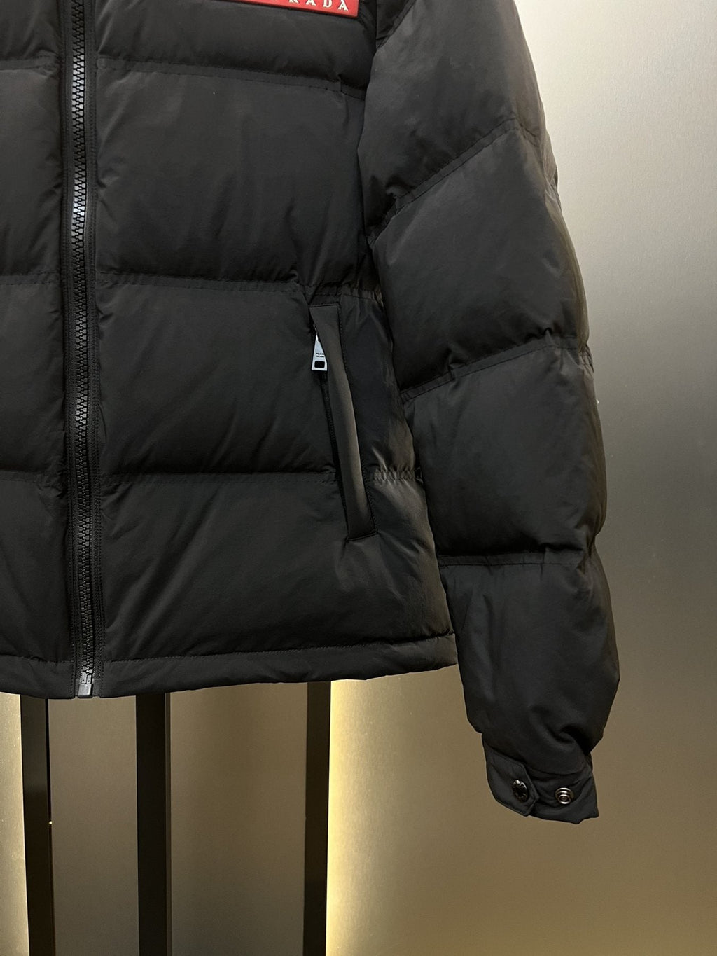 Prada Quilted Puffer Jacket — detail