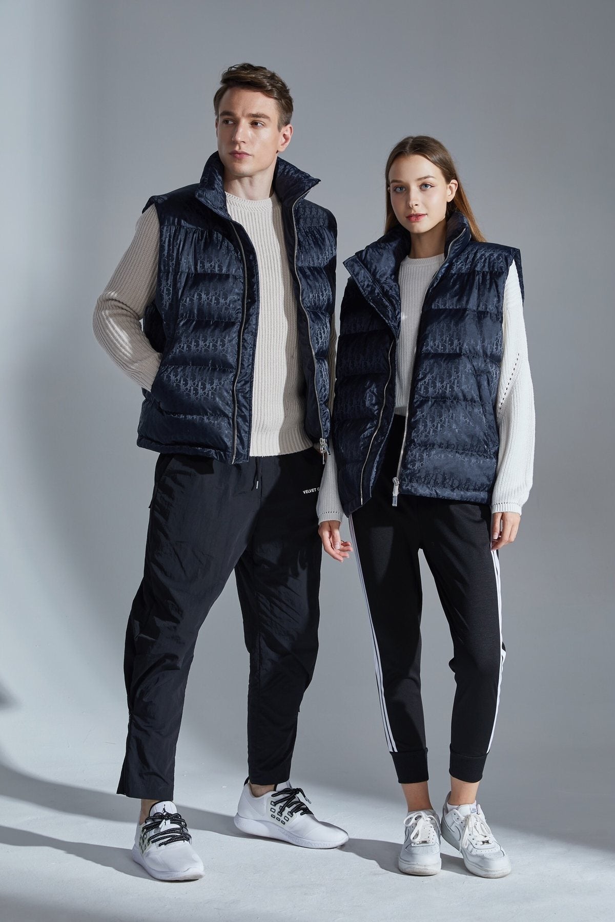 Dior All-Over Pattern Quilted Down Vest — context