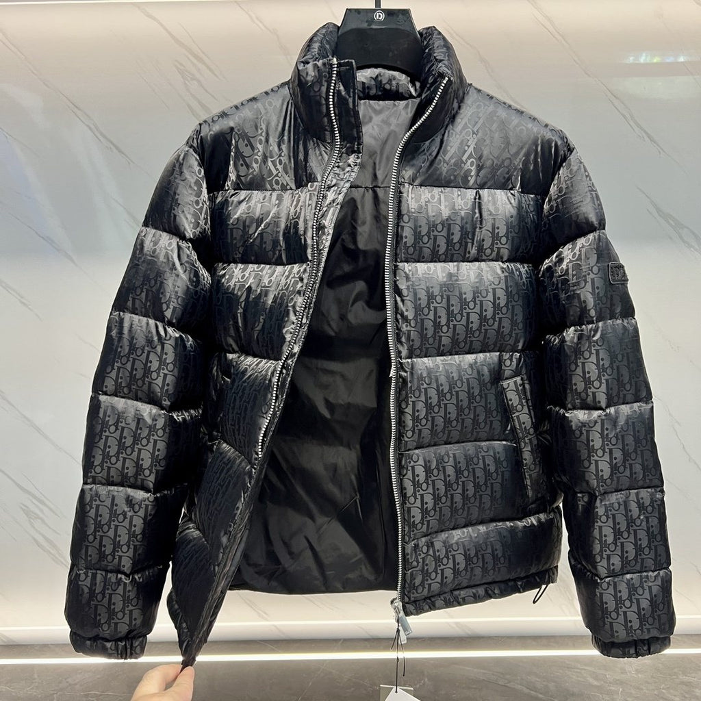Dior Oblique Monogram Puffer Jacket — detail