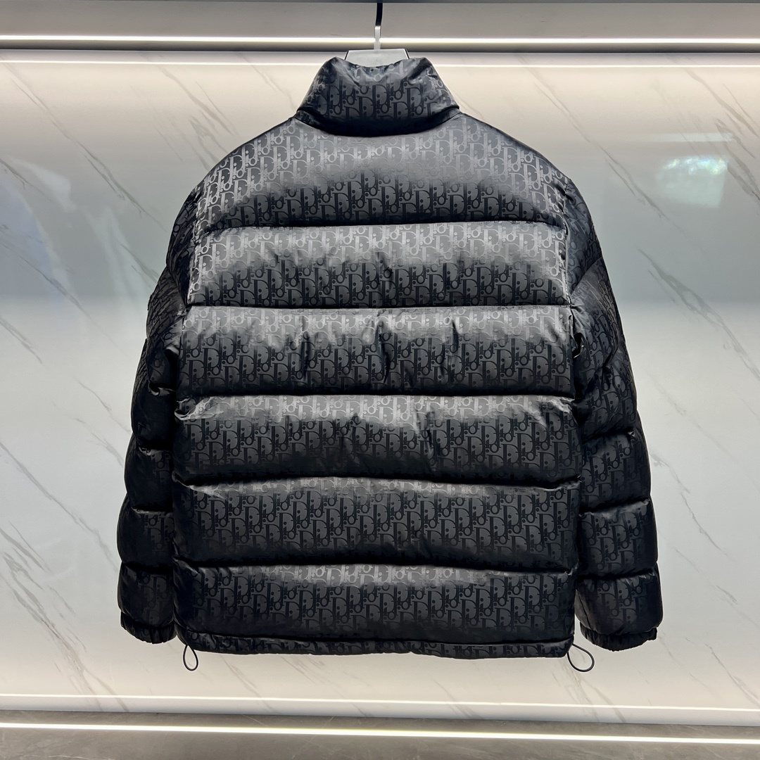 Dior Oblique Monogram Puffer Jacket — back