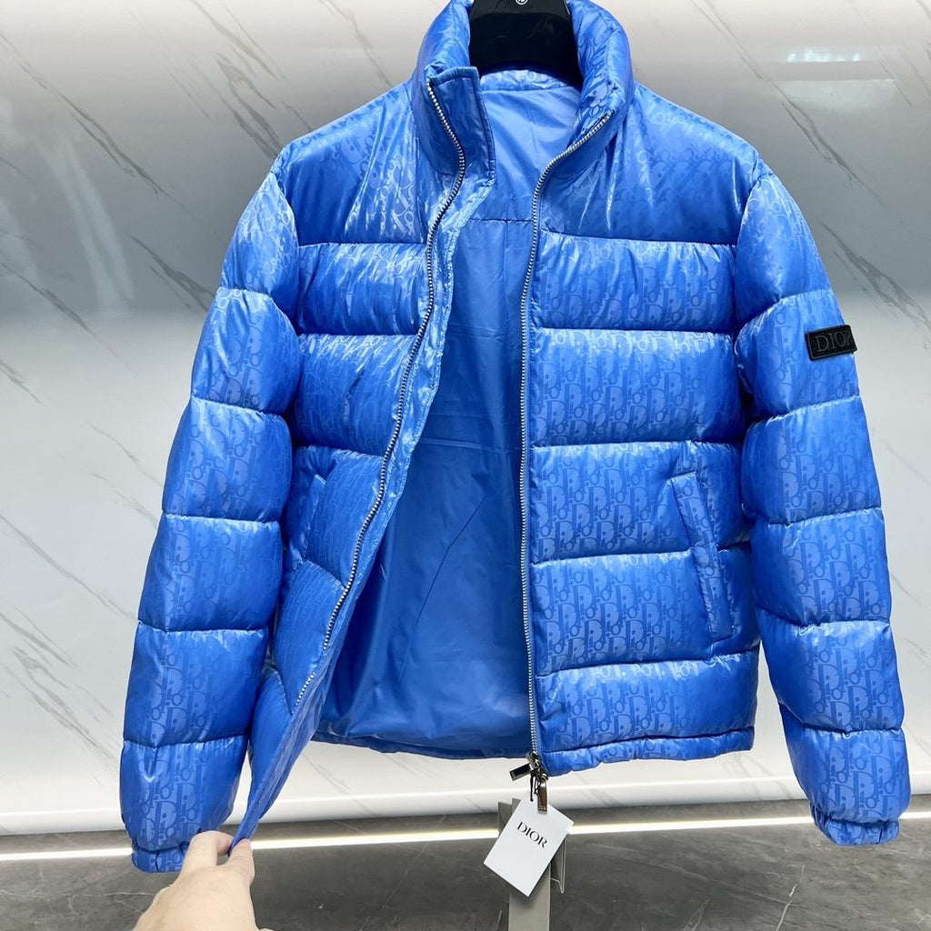 Dior Oblique Monogram Puffer Jacket — detail