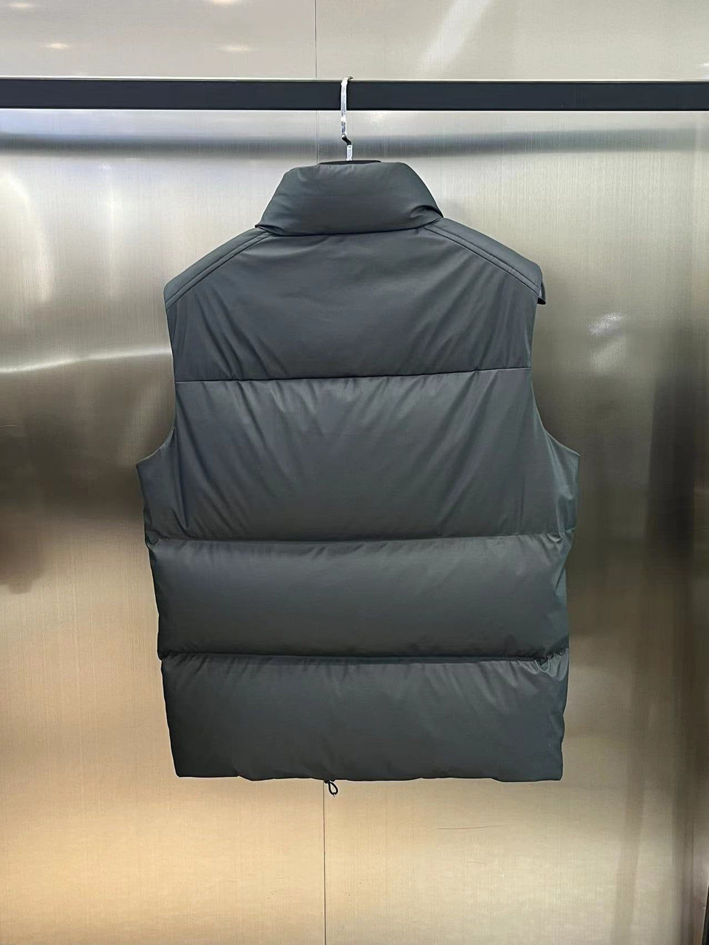 Prada Triangle Badge Padded Vest — back