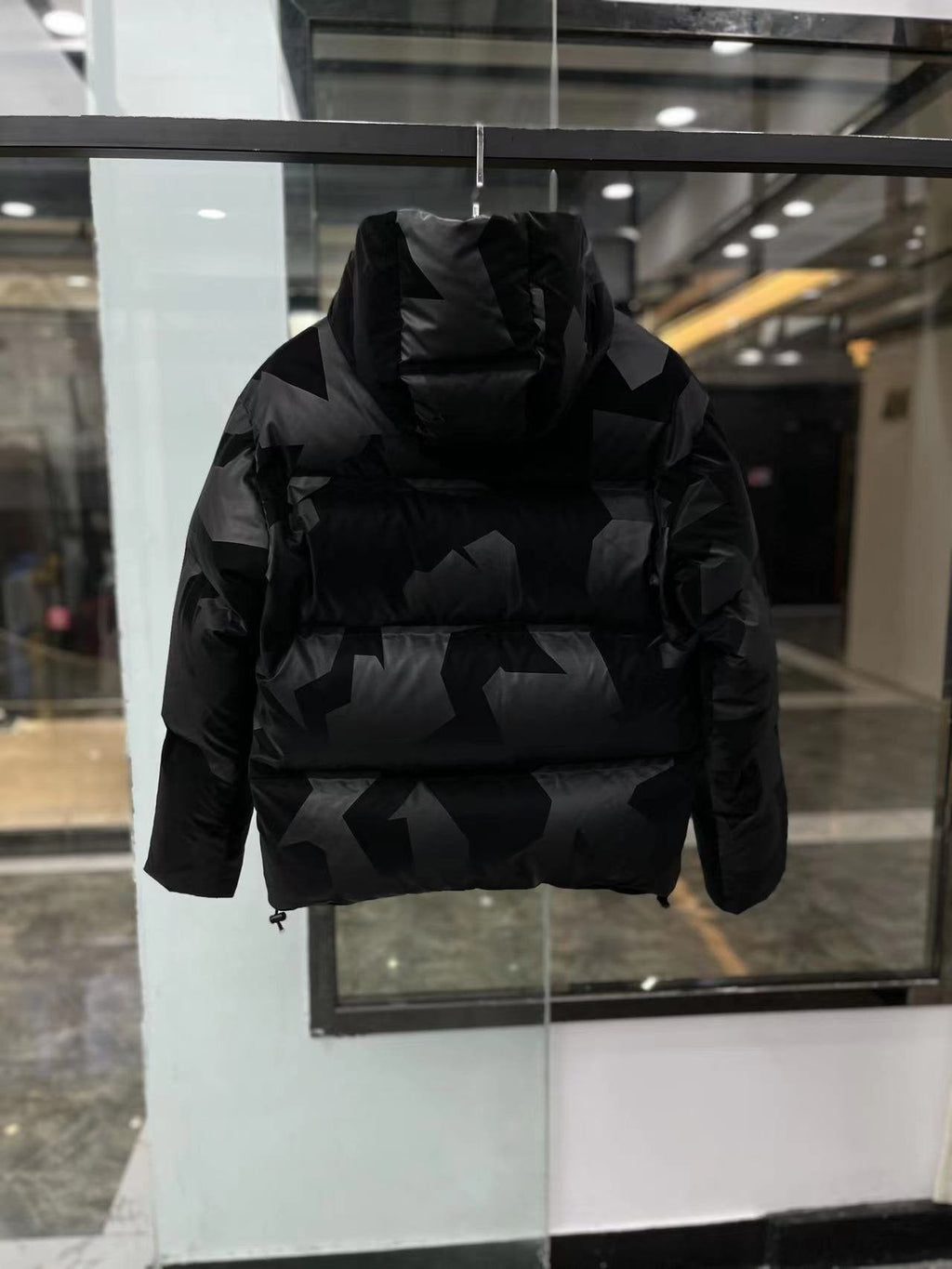 Prada Women's Camouflage Short Down Jacket — back
