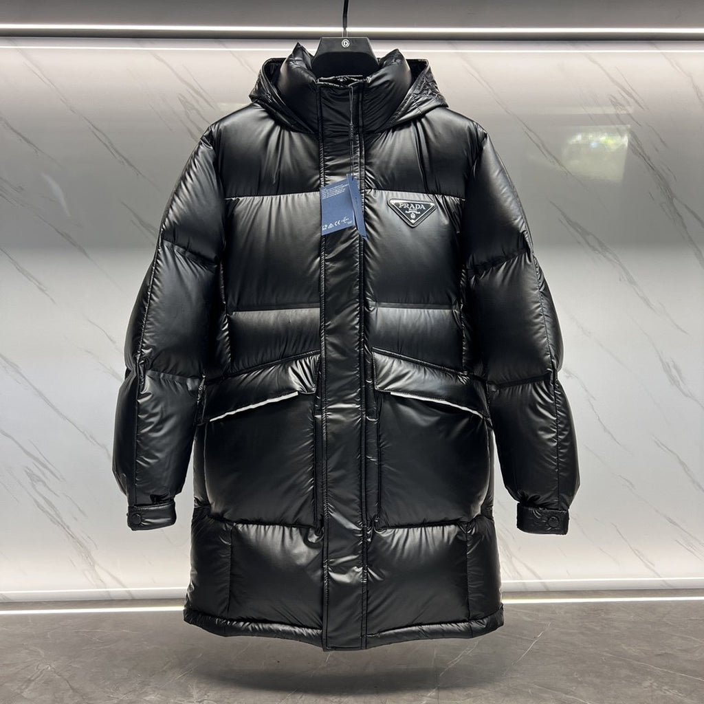 Prada Hooded Quilted Puffer Jacket — hero