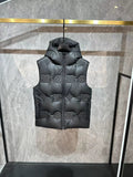 LV Tonal Monogram Hooded Quilted Vest — hero