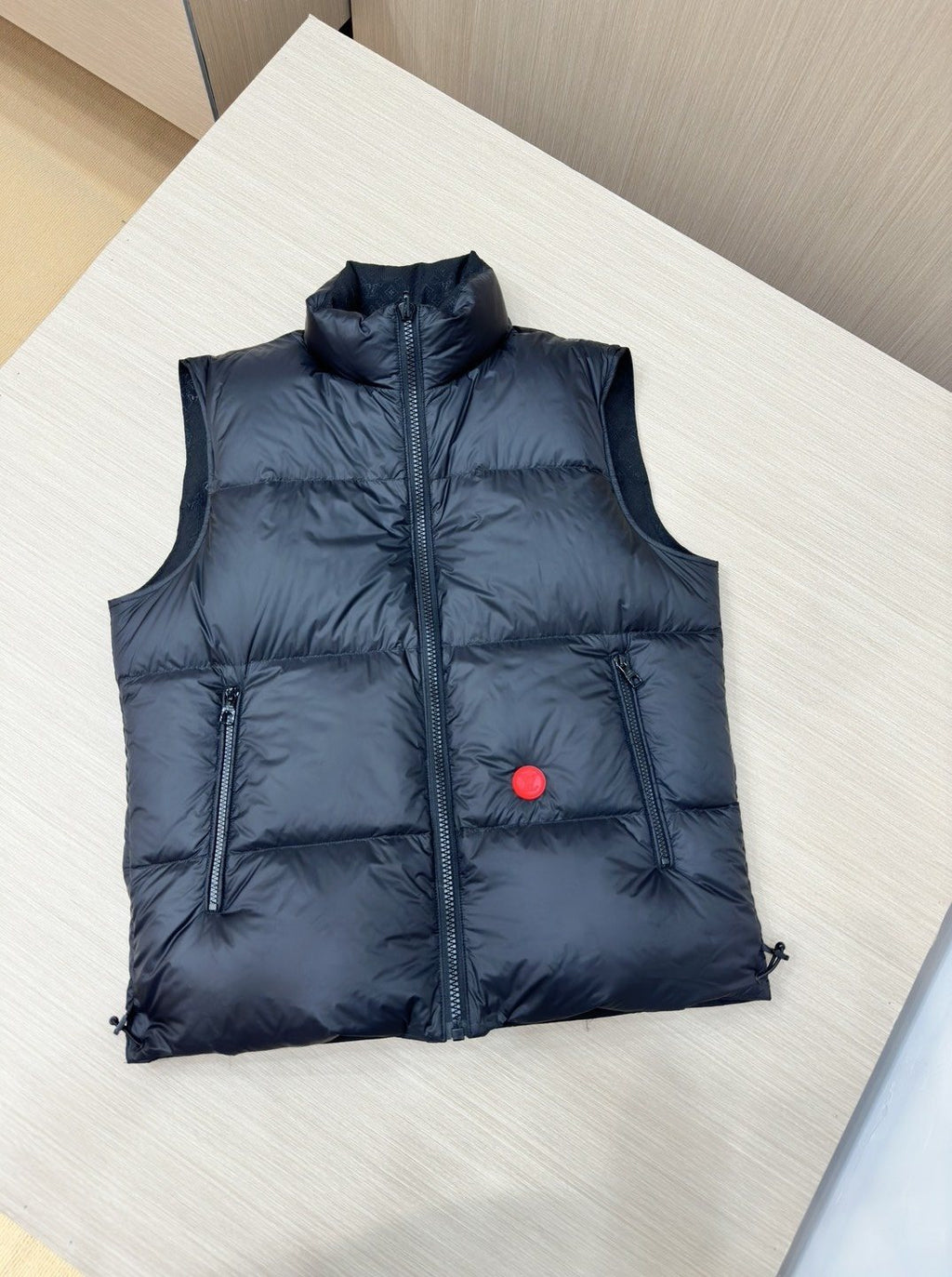LV Reversible Monogram Puffer Vest — detail