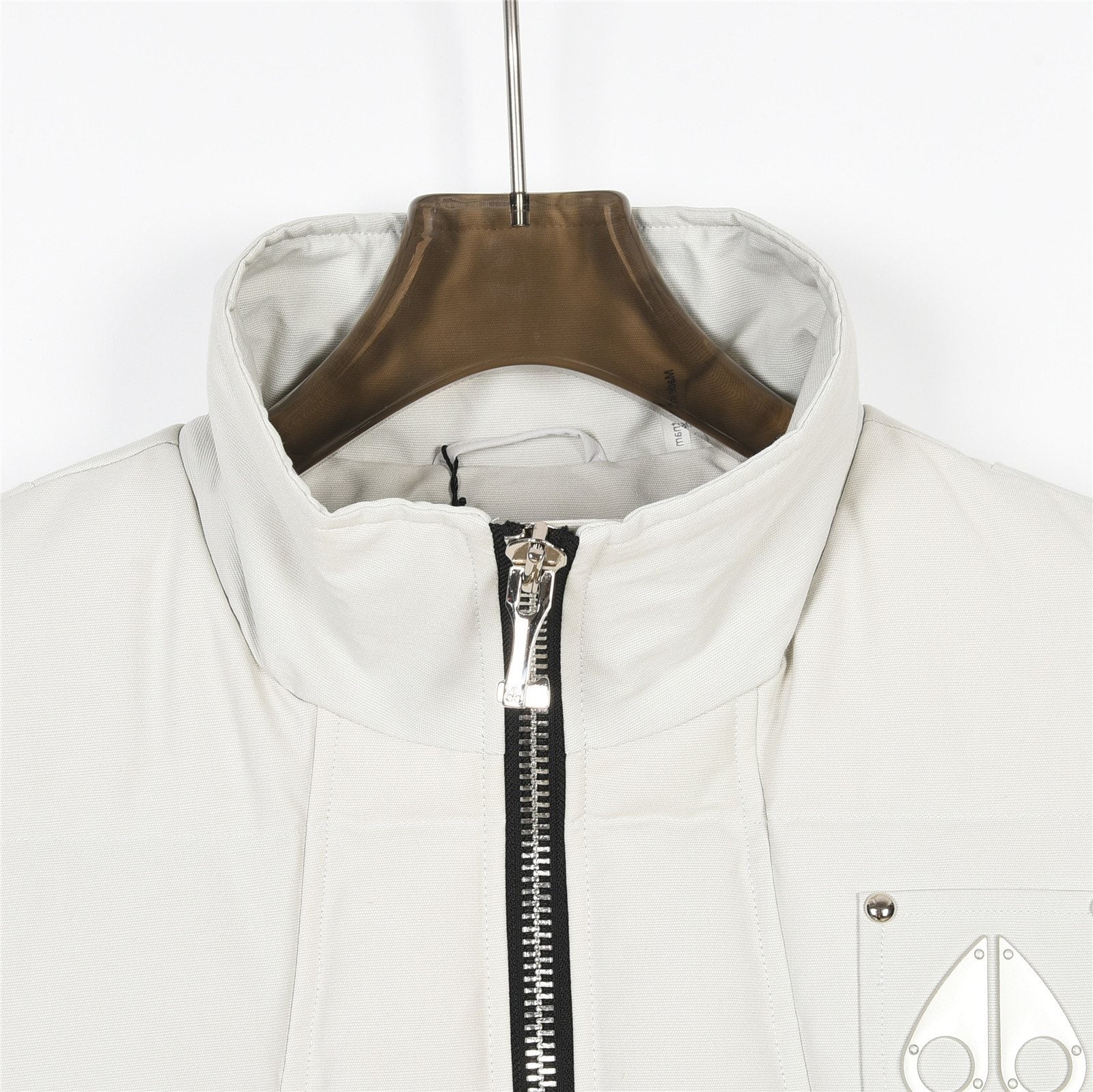 Moose Knuckles Quilted Down Vest — detail