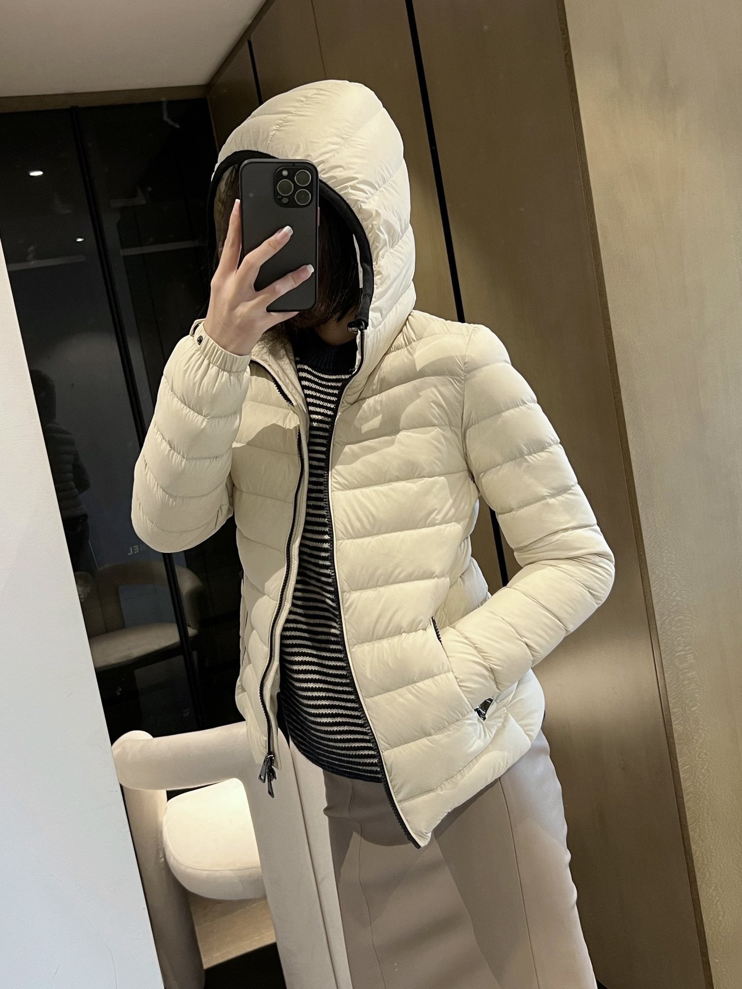 Moncler Hooded Quilted Puffer Coat — hero