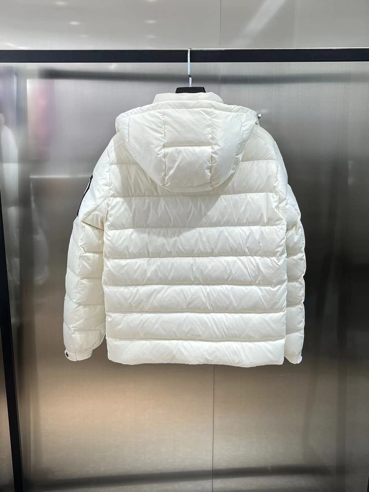 Moncler Hooded Quilted Puffer Coat — back