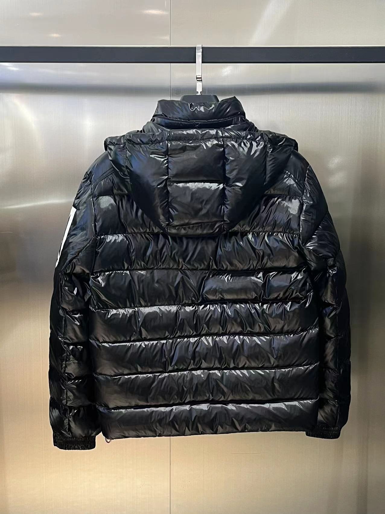 Moncler Hooded Quilted Puffer Coat — back
