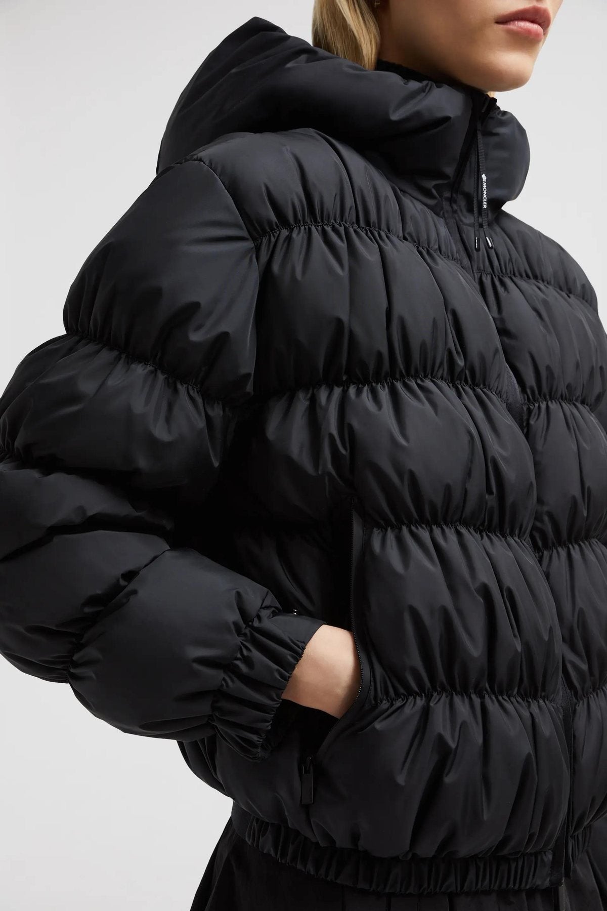 Moncler Women's Hooded Puffer Coat — detail