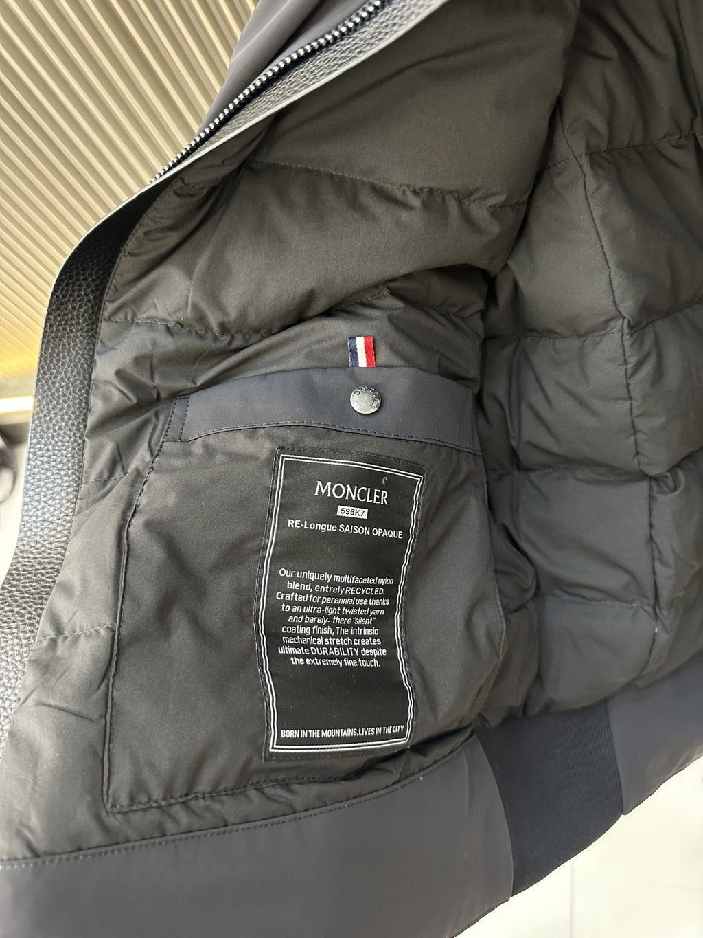 Moncler Padded Stand Collar Coat — neck_label