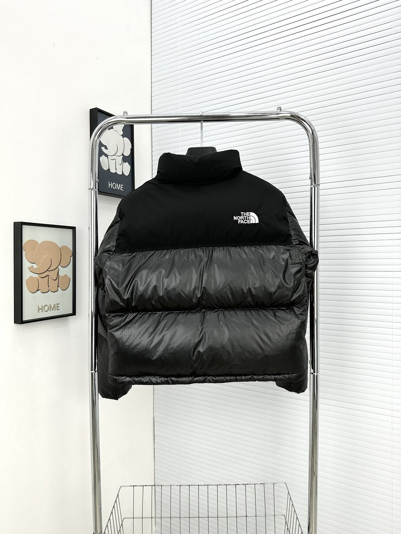 The North Face Women's Cropped Quilted Puffer Jacket — back