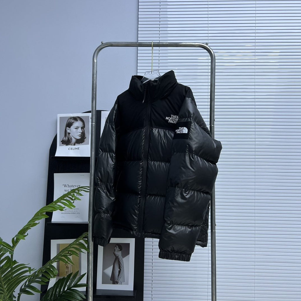 The North Face Color-Block Quilted Puffer Jacket — front