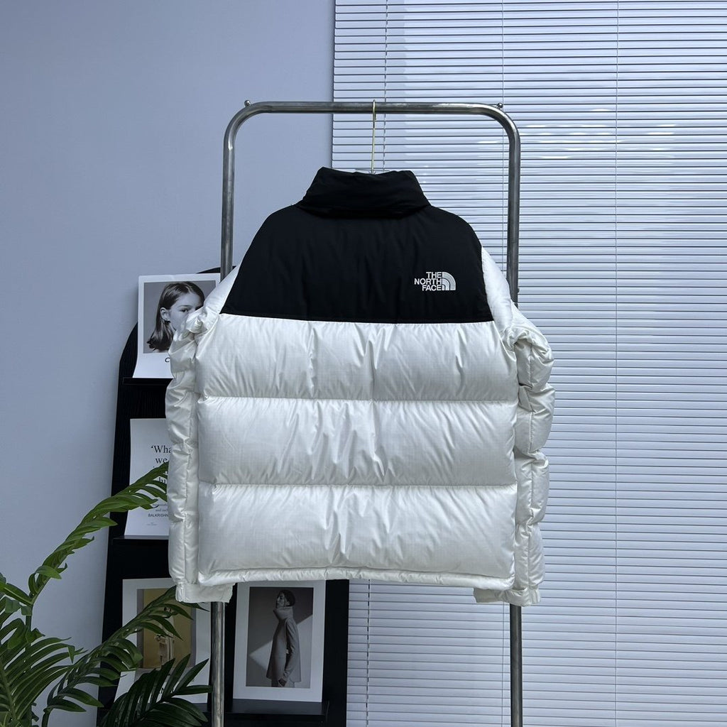 The North Face Color-Block Quilted Puffer Jacket — back