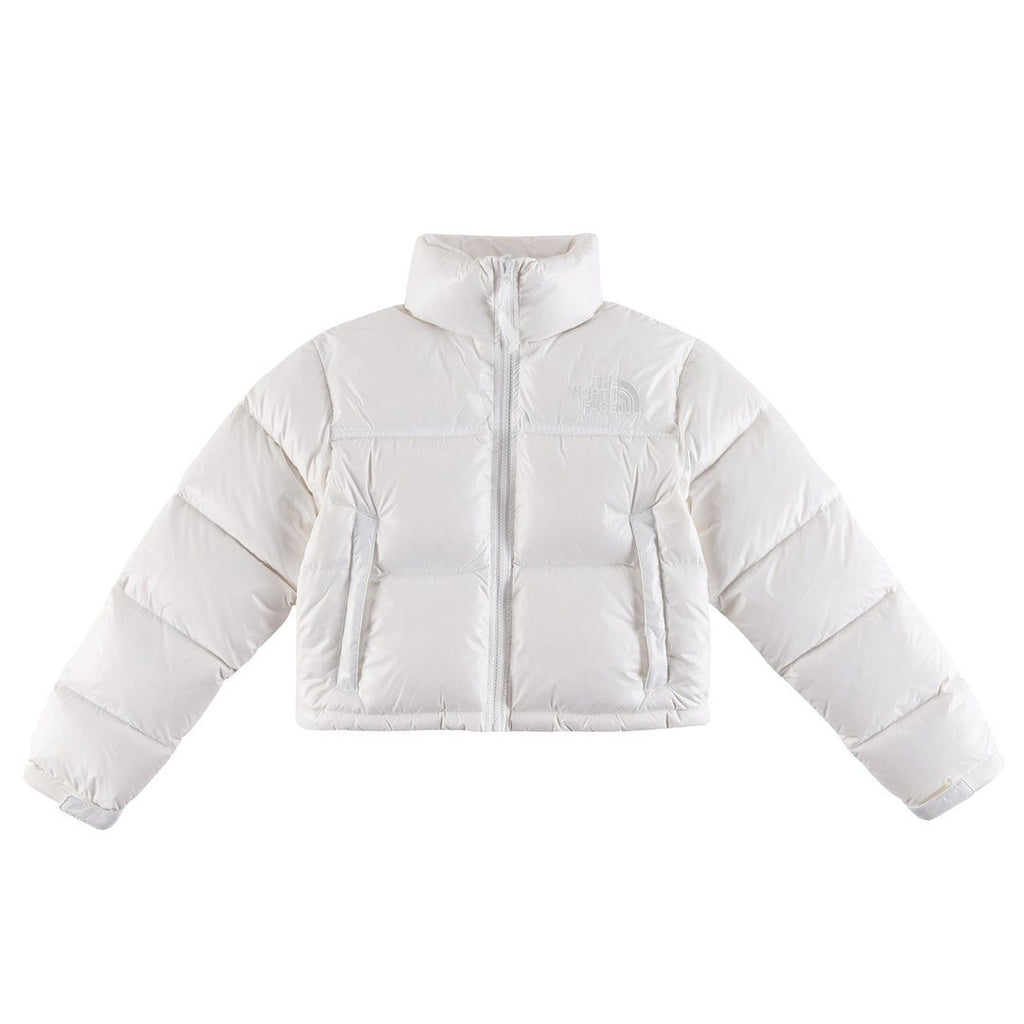 The North Face Women's Cropped Quilted Puffer Jacket — hero